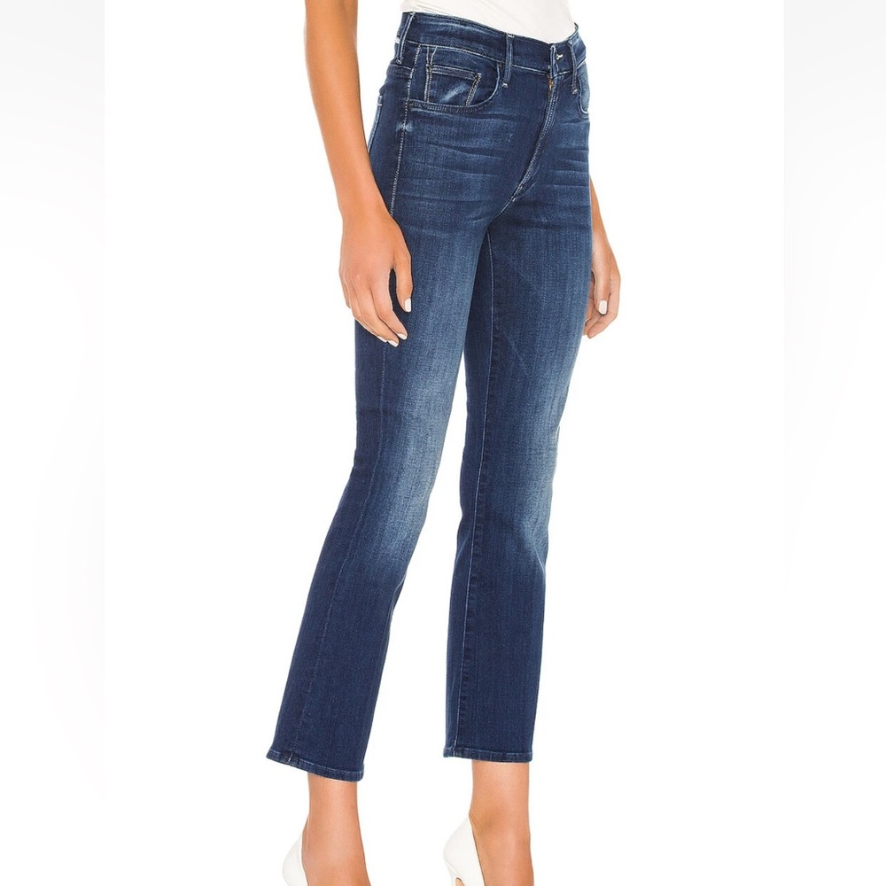 MOTHER The Insider Ankle High Rise Bootcut Ankle Jeans The Road to Paradise W-27 - Picture 7 of 16